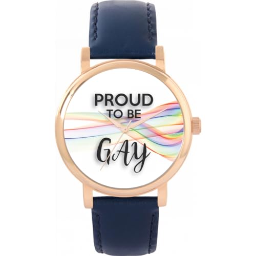 Toff London Stolz Regenbogenband stolze Uhr von Toff London