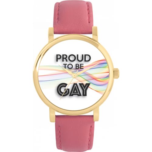 Toff London Stolz Regenbogenband stolze Uhr von Toff London