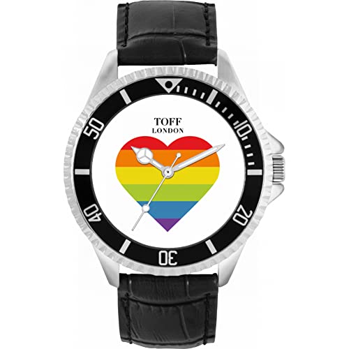 Toff London Stolz Regenbogenherz Uhr von Toff London