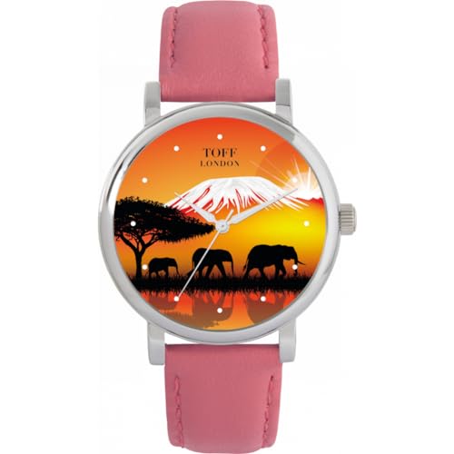 Toff London Sunset Elephants Watch von Toff London