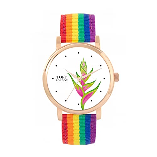 Toff London Tropische Heliconia-Uhr von Toff London