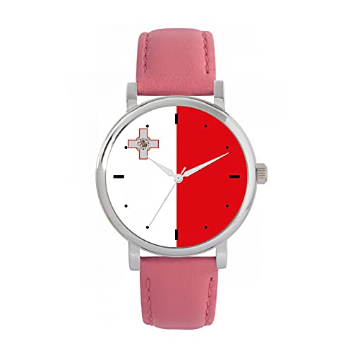 Toff London Uhr mit Malta-Flagge von Toff London
