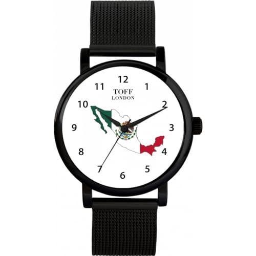 Toff London Uhr mit Mexiko-Flagge von Toff London