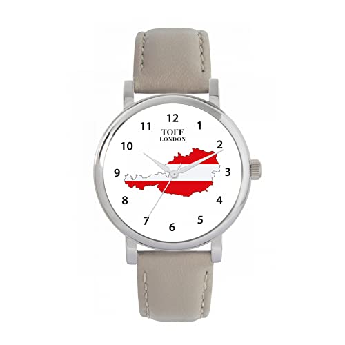 Toff London Uhr mit österreichischer Flagge Toff London Uhr mit österreichischer Flagge von Toff London