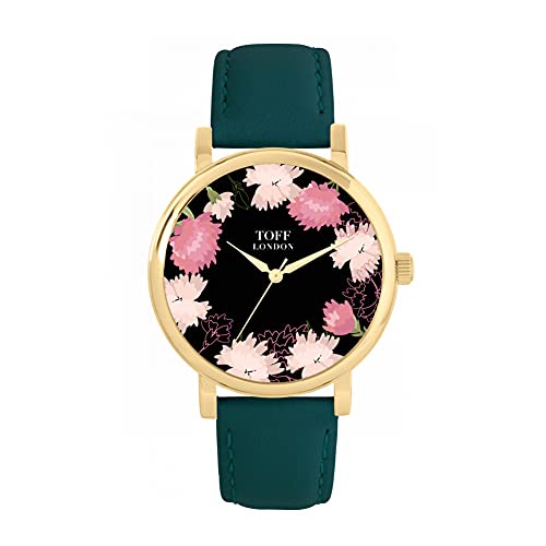 Toff London Uhr mit rosa Nelken von Toff London