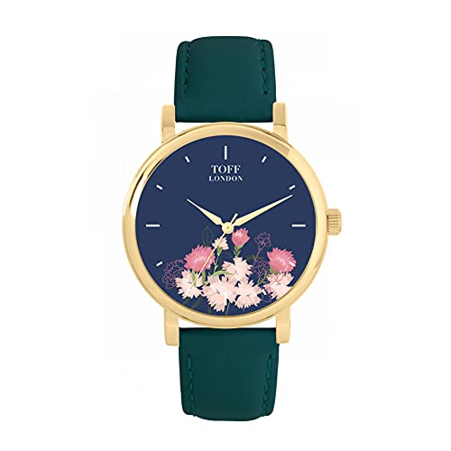 Toff London Uhr mit rosa Nelken von Toff London