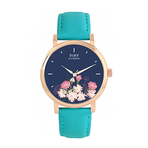 Toff London Uhr mit rosa Nelken von Toff London