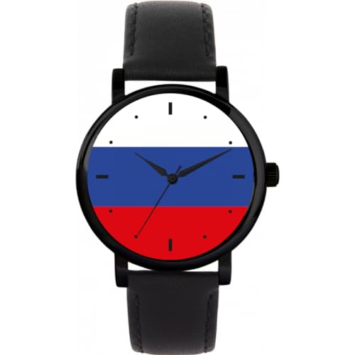 Toff London Uhr mit russischer Flagge von Toff London