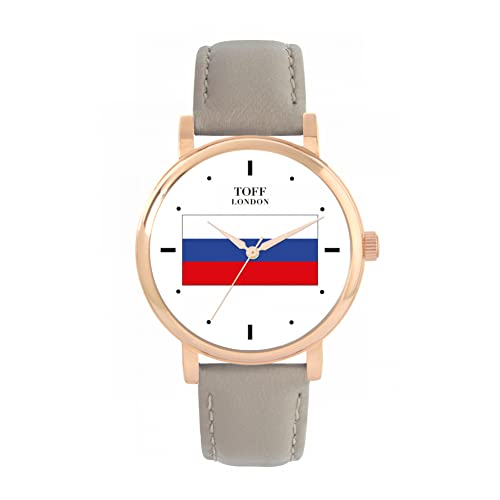 Toff London Uhr mit russischer Flagge von Toff London