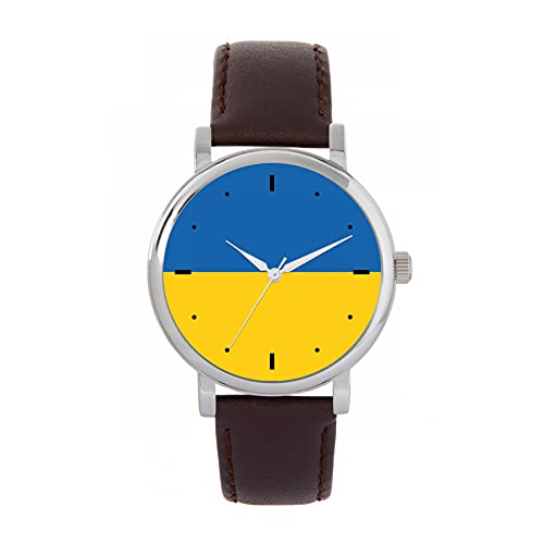 Toff London Ukraine Flagge Uhr von Toff London