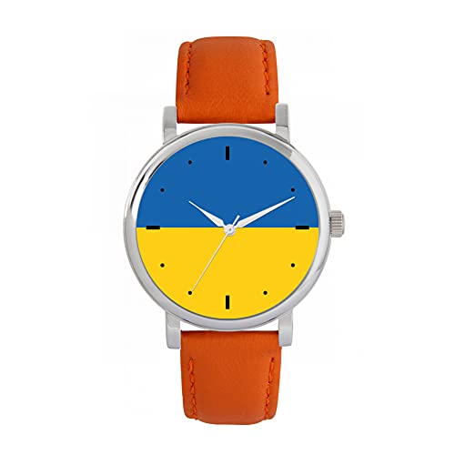 Toff London Ukraine Flagge Uhr von Toff London