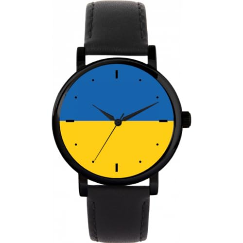 Toff London Ukraine Flagge Uhr von Toff London