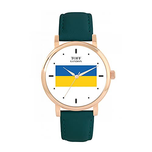 Toff London Ukraine Flagge Uhr von Toff London