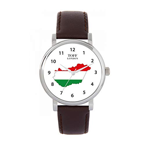 Toff London Ungarische Flagge Uhr von Toff London