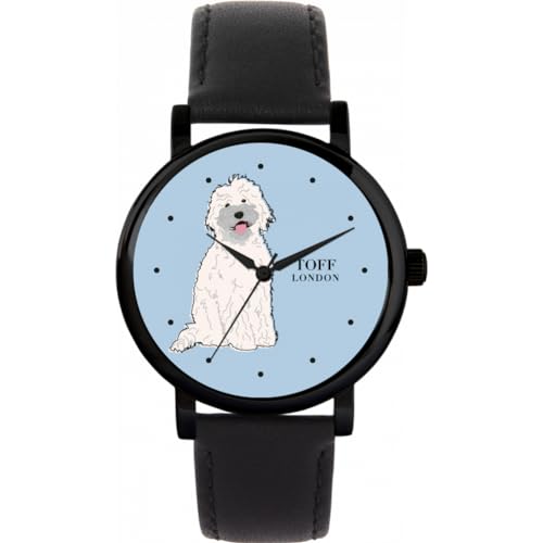 Toff London Weiße Labradoodle-Hundeuhr von Toff London