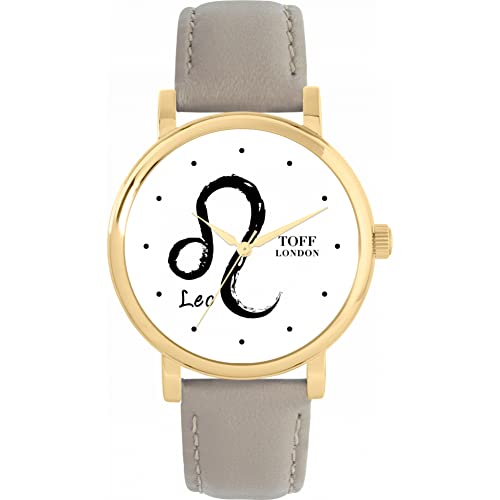 Toff London Weiße Leo-Uhr von Toff London