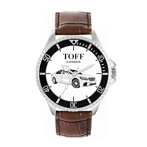 Toff London Weiße Limousine Auto Uhr TLWL-1412 von Toff London