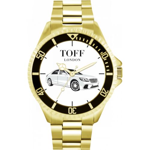Toff London Weiße Limousine Auto Uhr TLWL-1522 von Toff London