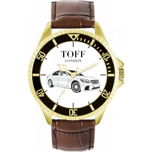 Toff London Weiße Limousine Auto Uhr TLWL-1632 von Toff London