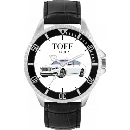 Toff London Weiße Limousine Auto Uhr TLWL-1755 von Toff London