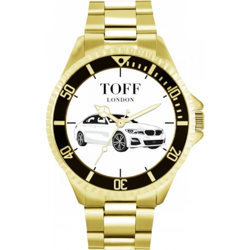 Toff London Weiße Limousine Auto Uhr TLWL-2511 von Toff London