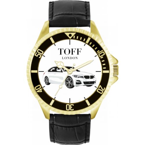 Toff London Weiße Limousine Auto Uhr TLWL-2792 von Toff London