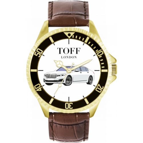 Toff London Weiße Limousine Auto Uhr TLWL-3160 von Toff London