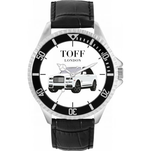 Toff London Weiße Prestige 4x4 Uhr TLWL-1743 von Toff London