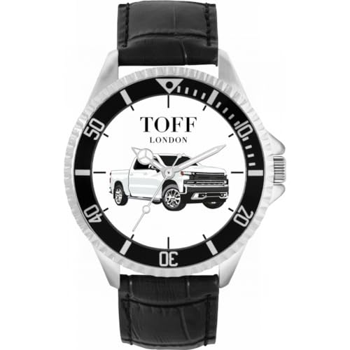 Toff London Weiße amerikanische Pickup-Uhr TLWL-1766 von Toff London
