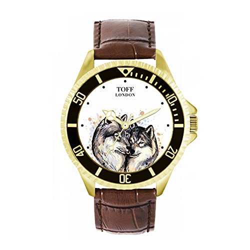 Toff London Wölfe in Love Watch von Toff London