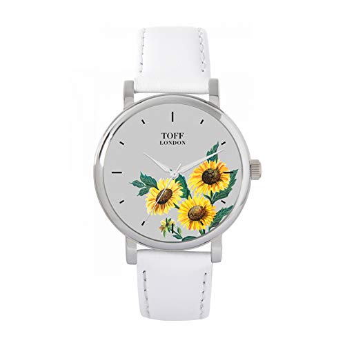 Toff London gelbe Sonnenblumenuhr von Toff London