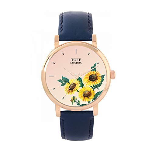 Toff London gelbe Sonnenblumenuhr von Toff London