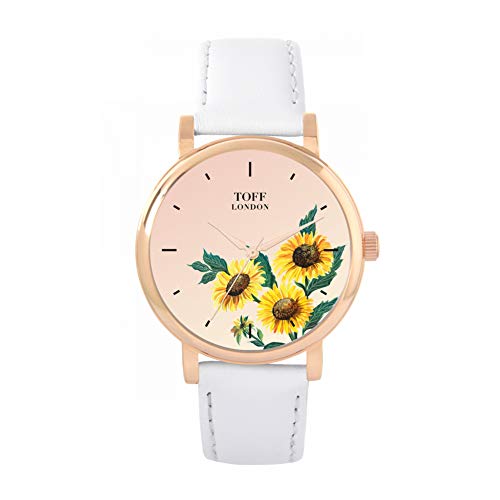 Toff London gelbe Sonnenblumenuhr von Toff London