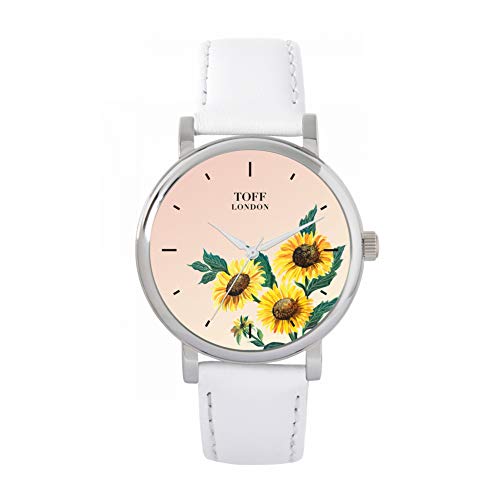 Toff London gelbe Sonnenblumenuhr von Toff London