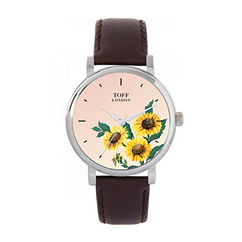 Toff London gelbe Sonnenblumenuhr von Toff London