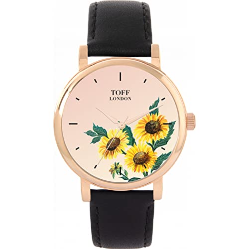 Toff London gelbe Sonnenblumenuhr von Toff London