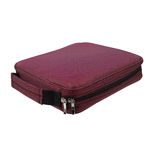 Tofficu 1 Stück Bleistift Aufbewahrungsbox stifte Box stiftetui Farbige Bleistiftbox Federmäppchen Jungs Federmäppchen süß tragbare Stiftetasche Behälter für Stifte Schrubbtuch Rosy von Tofficu