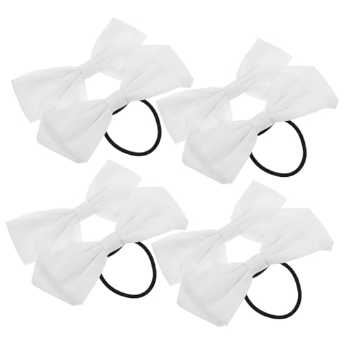 Tofficu 10 Stück Teiliges Haargummis mit Schleife Baumwolle Elastische Haaraccessoires für Frauen und Mädchen für Diy und Verschiedene Anlässe von Tofficu
