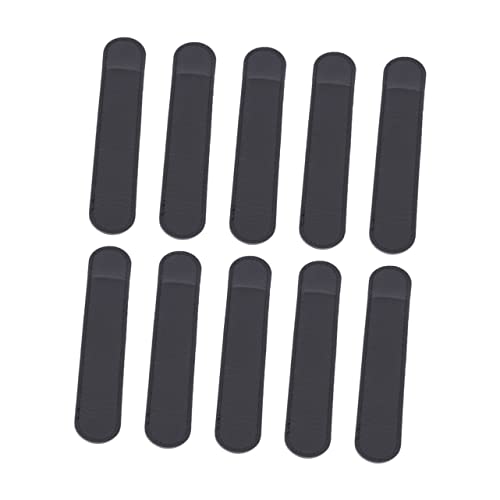 Tofficu 10 Stück Teiliges PU Leder Stiftetui Kratzfester Schutz Sleeve für Stylus und Fountain Pen Leichtes Modisches Schreibgeräte Etui Installieren Schwarzes Federmäppchen für Täglichen von Tofficu