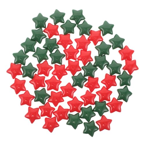 Tofficu 100stücke Mini-sternanhänger Aus Harz Weihnachtsmotiv Flache Rückseite Für Handyhüllen Haarnadeln Diy-projekte Und Dekorationen von Tofficu