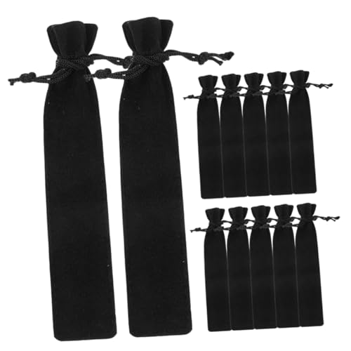 Tofficu 12stücke Pack Stiftetaschen Mit Kordelzug Tragbare Stifteaufbewahrung Stiftbeutel Aus Hochwertigem Material Für Stifte Und Kugelschreiber von Tofficu