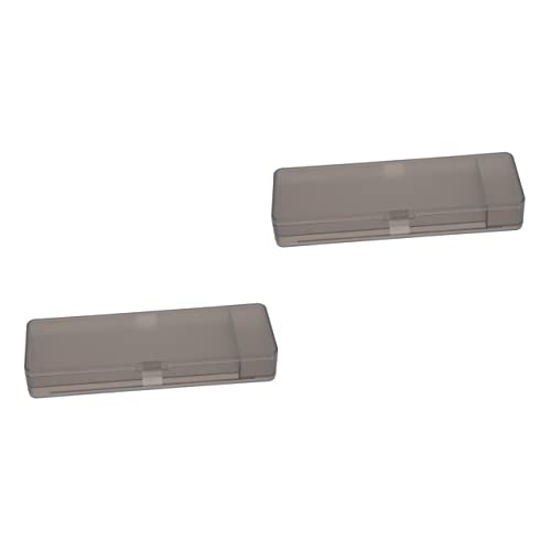 Tofficu 2 Sätze Kunststoff-Box Bahnhof Spender Mehrere Aufbewahrungskorb Storage Boxes Für Schreibwaren Praktischer Bleistifthalterbehälter Plastik Brown 2 Stück * 2 von Tofficu
