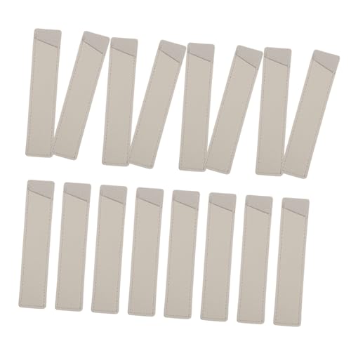 Tofficu 20 Stück PU Leder Stiftetui Einzelner Stiftetui mit Weicher Innenfutter Schützt Kugelschreiber und Bleistift Praktische Federtasche für Schule Büro und Schreibtisch von Tofficu