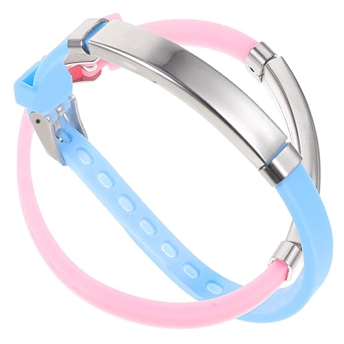 Tofficu 2St Armband Armbänder aus Gummi personalisierte Silikonarmbänder Haarband armbänder für kinder armbänder knüpfen kinder Partygeschenke beleuchten Festival Armreif leuchtend Schmuck von Tofficu