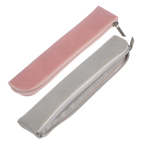 Tofficu Federmäppchen Stifthalter Box Organizer Ästhetische Stifttasche Für Frauen 2 Stück Schmales Federmäppchen von Tofficu
