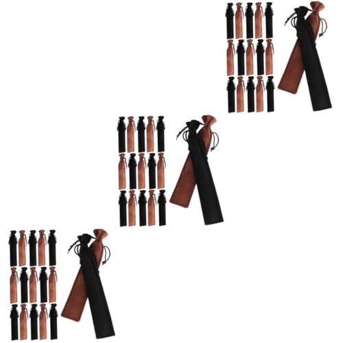 Tofficu 3 Sätze Teiliges Kordelzug Stiftbeutel Aus Wiederverwendbare Stiftverpackungstaschen Weiche Stiftsleeves Für Schule Für 20 Stück * 3 von Tofficu