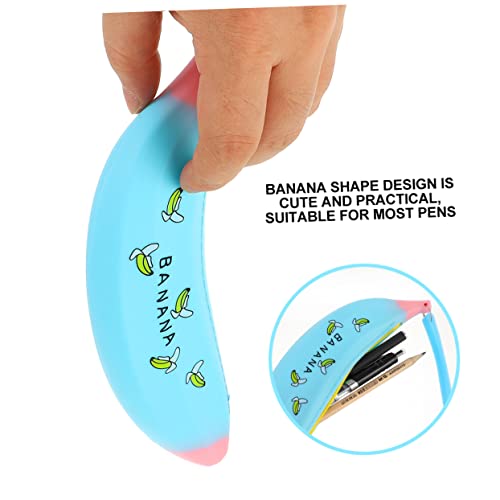 Tofficu Hübsche Stifttasche in Bananenform Gelbe Aufbewahrungstasche Für Kreative Schreibutensilien von Tofficu