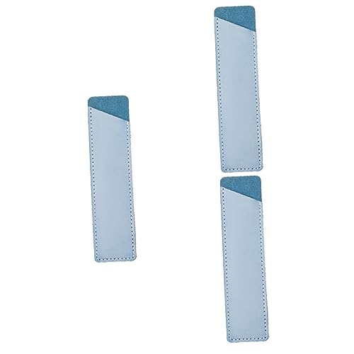 Tofficu 3 Stücke Handgemachte Leder Stift Tasche Tasche Vintage Schreibwaren Fall Für Schule Büro von Tofficu