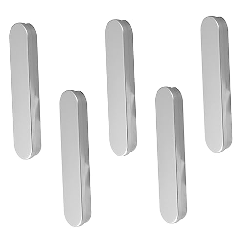 Tofficu 30 Stck Teiliges Rechteckige Metall Stiftebox Langlebigem Weißblech Leichte Stift Aufbewahrungsbox Multifunktional für Schule und Büro Stilvolle Silberne Verpackung von Tofficu