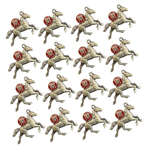 Tofficu 30stücke Handy-schlüsselanhänger Anhänger Zum Jahr Des Pferdes Sternzeichen Anhänger Aus Vintage-legierung Für Damen Vintage Pferdeornament Zubehör von Tofficu